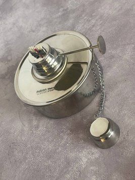 Спиртовка стальная с регулятором DL.015.020, Alcohol Lamp (FALCON) 1973344890 фото