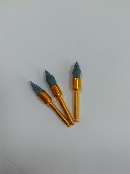 Щітка синтетична для кутів. нак. Сіра з абразивом конус 511046417 фото