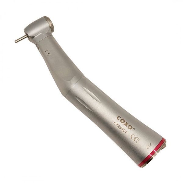 Наконечник кутовий підвищуючий COXO CX235 C7-5 1:5 (покращене охолодження) LED фіброоптика Х-000004052 фото