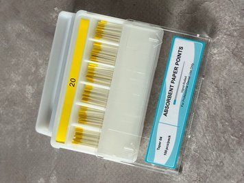 Штифты бумажные (Absorbent Paper Points) конусность 04 100шт 0003636     фото
